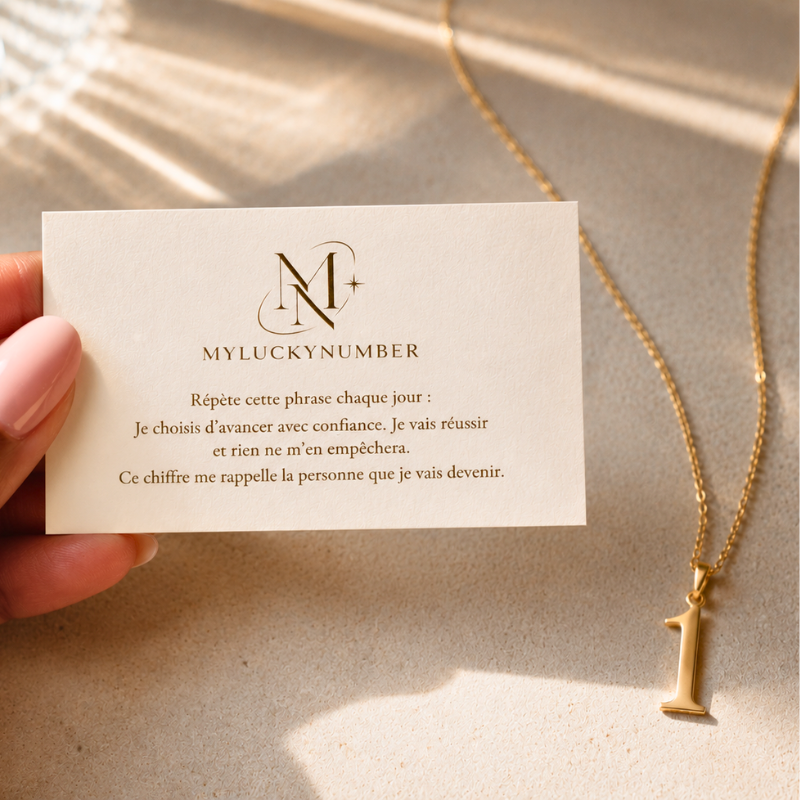 Collier MYLUCKYNUMBER
